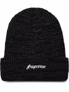 Supreme bonnet à logo brodé - Noir