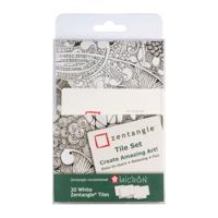 Tekenset sakura zentangle set 20 patronen wit | 35 stuks