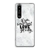 Partner in crime: Sony Xperia 1 III Transparant Hoesje