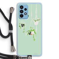 Hang In There: Samsung Galaxy A52 Transparant Hoesje met koord
