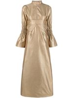 DESTREE Keith metallic-finish midi dress - Or - thumbnail