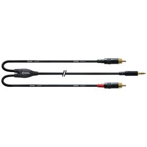 Cordial CFY 6 WCC Rean verloopkabel 2x RCA naar mini-jack 6m