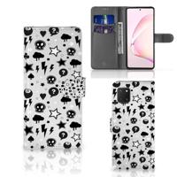 Telefoonhoesje met Naam Samsung Note 10 Lite Silver Punk