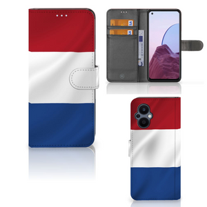 OPPO Reno 8 Lite | OnePlus Nord N20 Bookstyle Case Nederlandse Vlag