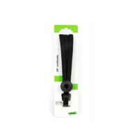 Qibbel Widek triobinder eye met haak 24+2x12mm zwart/zwart