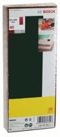 Bosch Accessoires 25-delige schuurbladenset 93 x 230 mm voor vlakschuurmachines, korrel 40 - 2607017097 - thumbnail