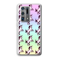 Musketon Unicorn: Huawei P40 Pro Plus Transparant Hoesje
