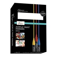 Creative Craft Group Acryl markerset, 5 kleuren