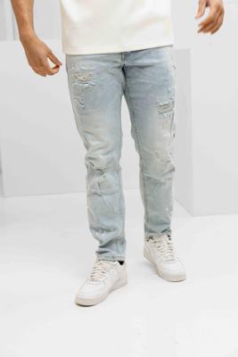 Project x Paris Basic Jeans Heren Lichtblauw - Maat M - Kleur: Lichtblauw | Soccerfanshop