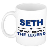 Seth The man, The myth the legend cadeau koffie mok / thee beker 300 ml