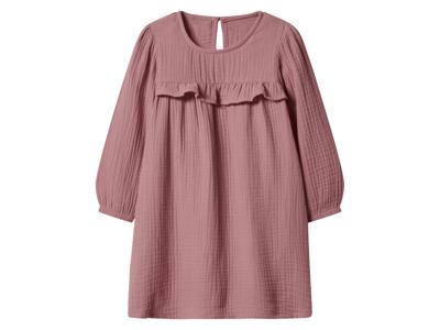 lupilu Mousseline kinder jurk (Lichtroze, 122/128)