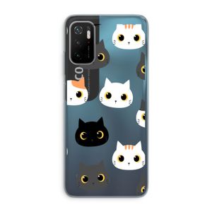Katten: Xiaomi Poco M3 Pro 5G Transparant Hoesje