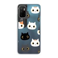Katten: Xiaomi Poco M3 Pro 5G Transparant Hoesje Katten: Xiaomi Poco M3 Pro 5G Transparant Hoesje