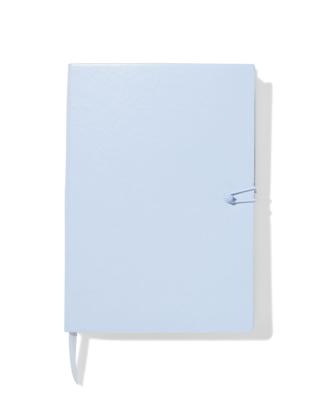 HEMA Notitieboek A5 PU Gelinieerd Blauw