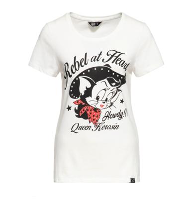 Queen Kerosin Howdy Shirt Off White-XXL