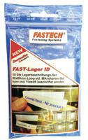 FASTECH® 610-010-Bag Klittenband-markeringsveld Om vast te plakken Wit 10 stuk(s) - thumbnail