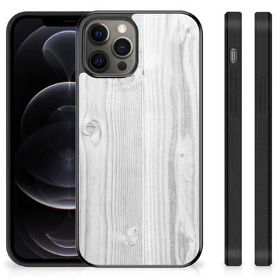 iPhone 12 Pro Max Grip Case White Wood