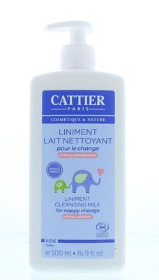 Cattier Baby reinigingsmelk billenbalsem (500 ml)