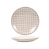Bord &apos;Berry&apos; rood Ø26,5cm