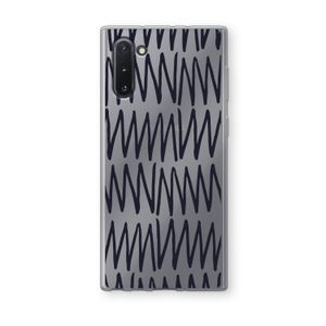 Marrakech Zigzag: Samsung Galaxy Note 10 Transparant Hoesje
