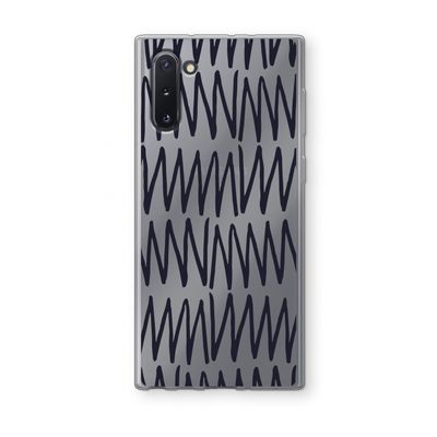 Marrakech Zigzag: Samsung Galaxy Note 10 Transparant Hoesje