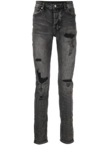 Ksubi jean Van Winkle Angst Trashed à coupe skinny - Noir