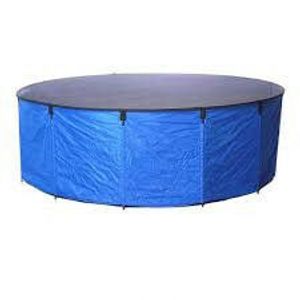 Aquaforte Flexibele Koi Bowl 90x60cm 380L - Draagbaar, Incl. Opbergtas & Afdeknet
