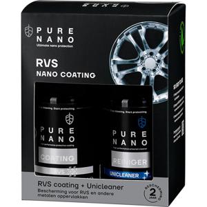 Pure Nano professionele rvs coating met unicleaner