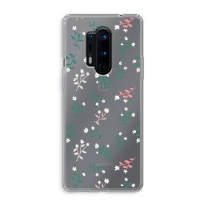 Small white flowers: OnePlus 8 Pro Transparant Hoesje