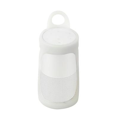 Draagbare silicagel Bluetooth Speaker beschermhoes voor BOSE SoundLink revolve + (wit)