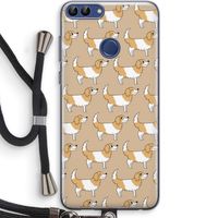 Doggy: Huawei P Smart (2018) Transparant Hoesje met koord