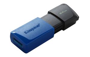 Kingston Technology DataTraveler Exodia M 64 GB, USB 3.2 Gen 1 (zwart + blauw)