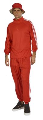 Rood Trainingspak + Hoed Anthony