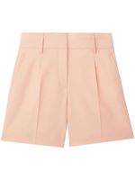 Burberry short à plis marqués - Rose