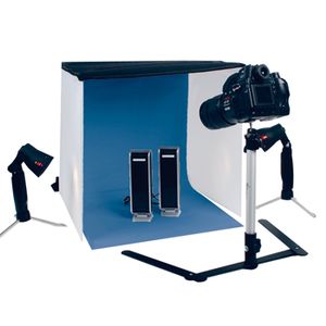 Mini fotostudio incl. meerdere achtergrondkleuren