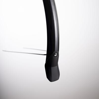 Eurofender Spatbordset 28" lampo 58 mm breed - zwart