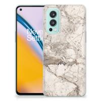 OnePlus Nord 2 5G | TPU | Siliconen hoesje | Marmer Beige
