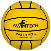 SwimTech Waterpolobal Rubber Geel maat 5 - thumbnail