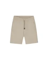 Malelions Ribbed Korte Broek Heren Beige - Maat XS - Kleur: Beige | Soccerfanshop