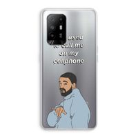Hotline bling: Oppo A94 5G Transparant Hoesje