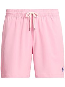 Polo Ralph Lauren short de bain Traveller à logo brodé - Rose