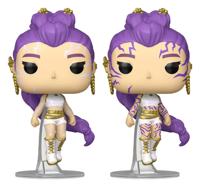 KPop Demon Hunters POP! Animation Vinyl Figures Rumi with Chase (Glow) 9 cm Assortment (6)