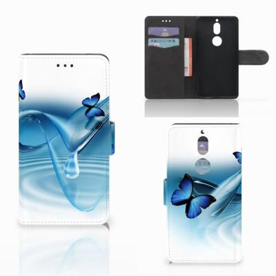 Nokia 7 | Telefoonhoesje | Met pasjeshouder | Vlinders