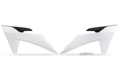 UFO PLAST Radiator covers ufo ktm white