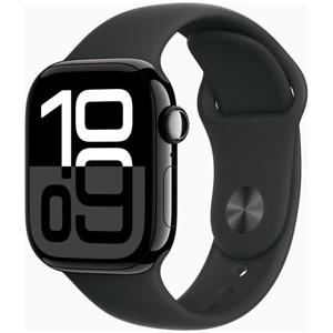 Apple Watch Series 10 GPS 42mm Aluminium Case met Sport Band - M/L Smartwatch Zwart