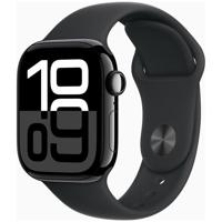Apple Watch Series 10 GPS 42mm Aluminium Case met Sport Band - M/L Smartwatch Zwart