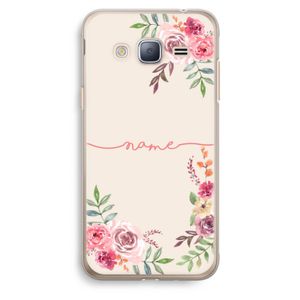 Rozen: Samsung Galaxy J3 (2016) Transparant Hoesje
