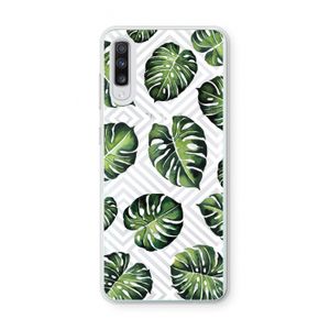 Geometrische jungle: Samsung Galaxy A70 Transparant Hoesje