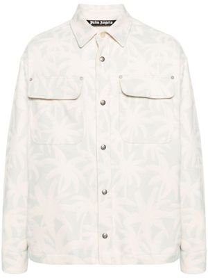 Palm Angels surchemise Palm en coton - Bleu