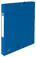 Elastobox oxford top file+ a4 25mm blauw